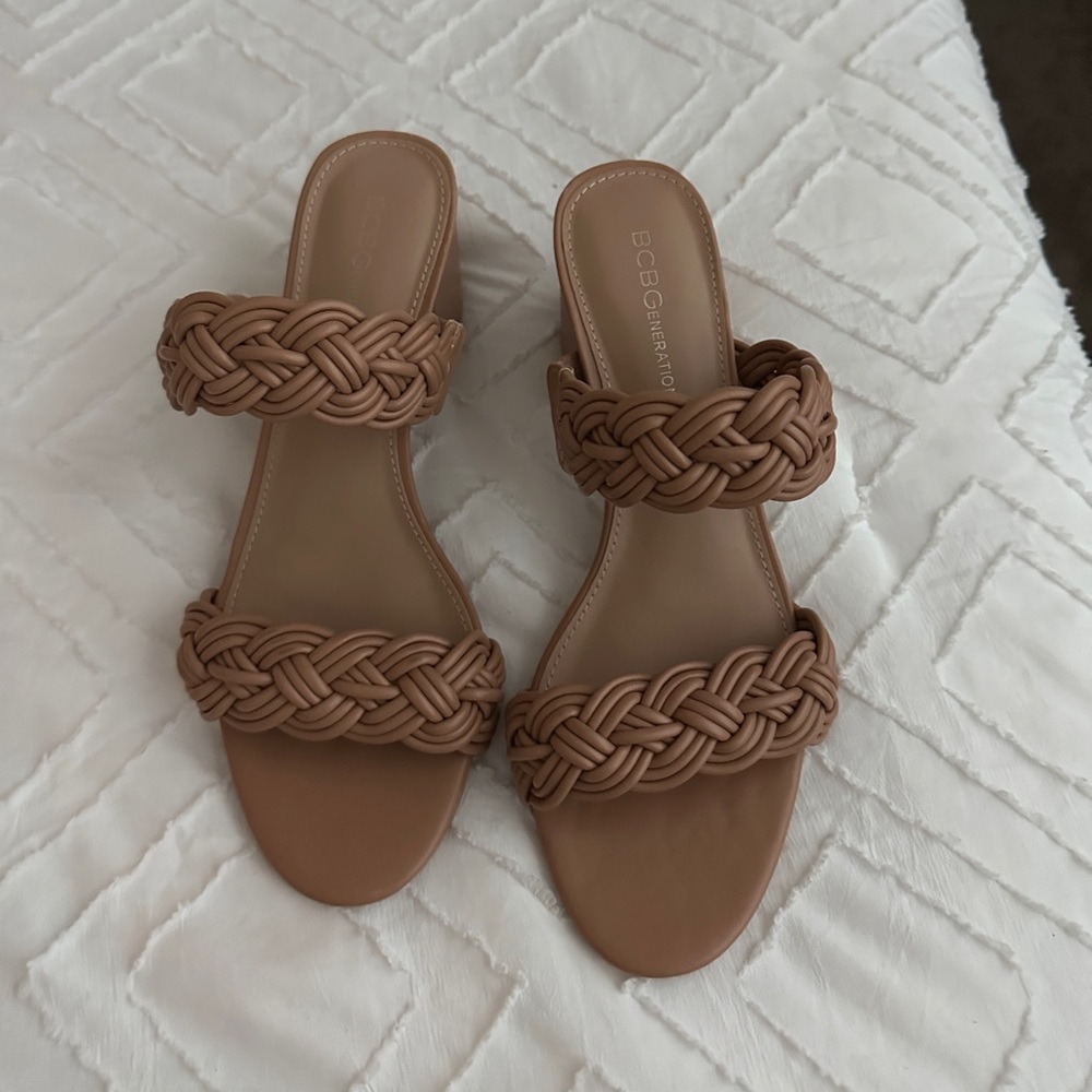 BCBGenerations Braided Heels